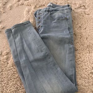 Good American Light Blue High-Rise Skinny Jeans